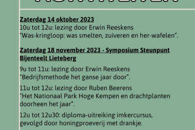 Activiteiten okt & nov 2023 style=