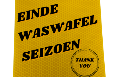 Einde van het waswafel seizoen style=